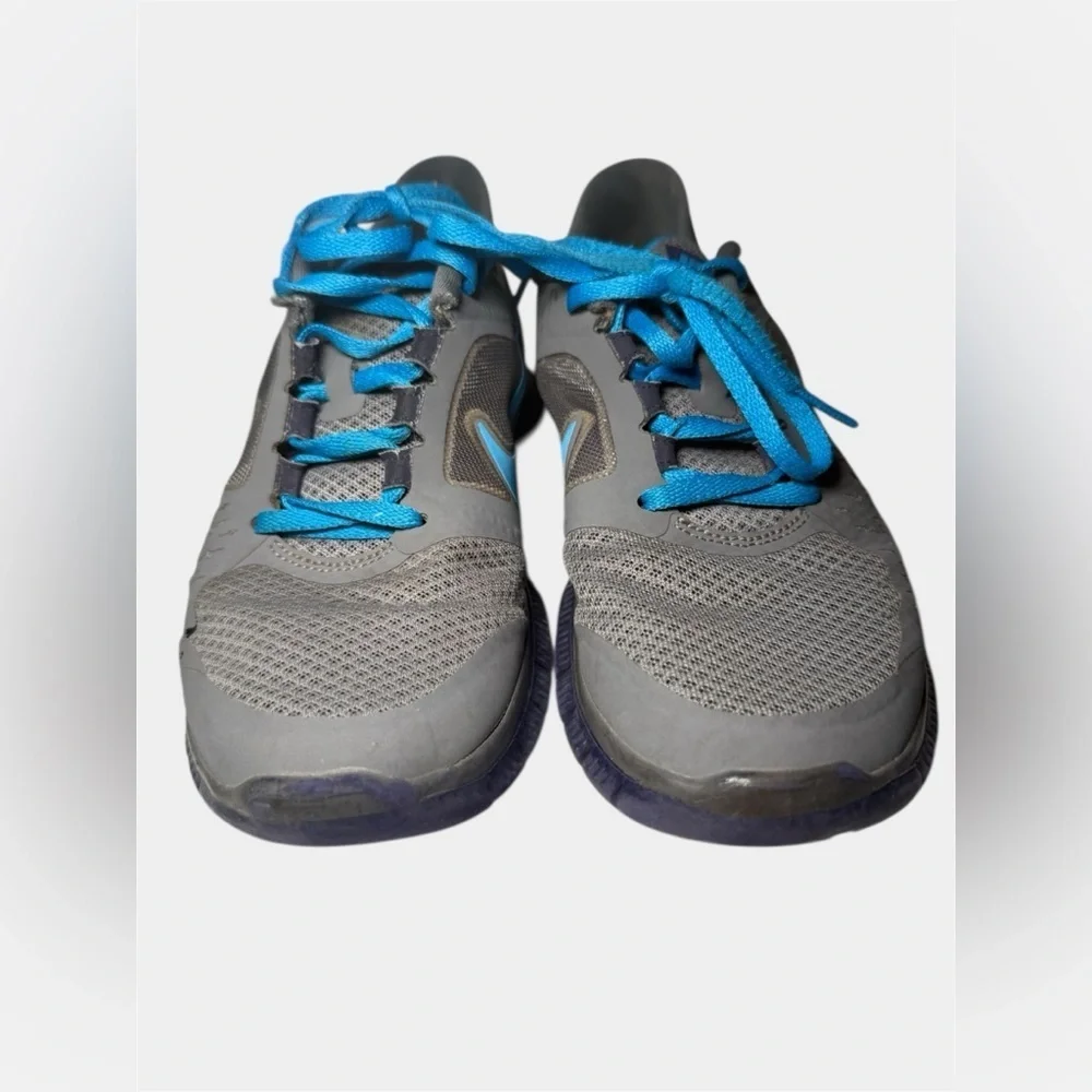 Nike Free Run 3 Women's Shoes Size 6.5 Gray Blue Running Athletic